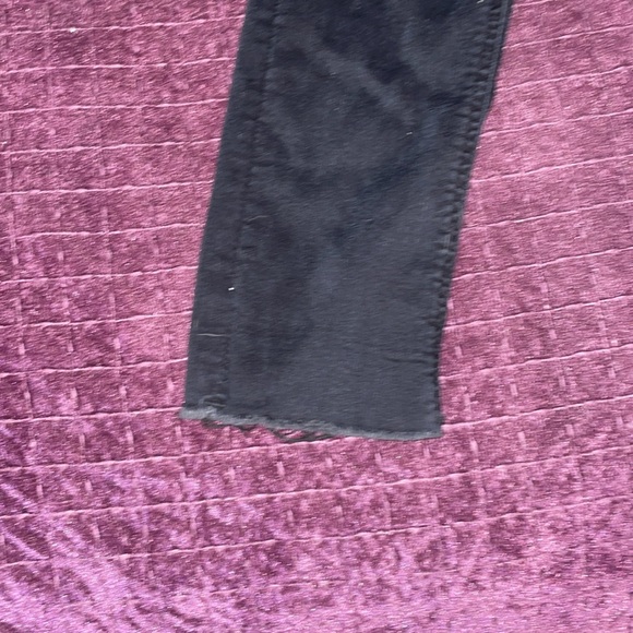 CALI High Rise Cuffed Skinny black distressed jeans size 0 - Picture 5 of 9